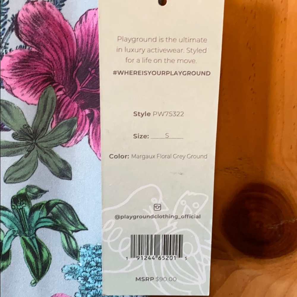 Playground NWT Floral Leggings - S - Picture 3 of 6